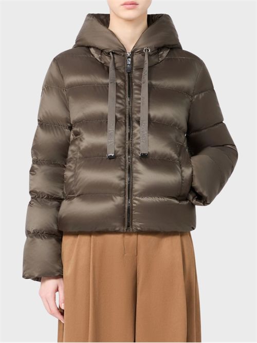 Short quilted striped padded jacket MAX MARA THE CUBE | 2629486025600062